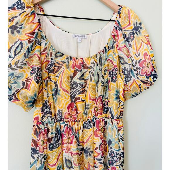Patrons of Peace Floral Dress, Size Medium Cottage Feminine - Picture 2 of 9